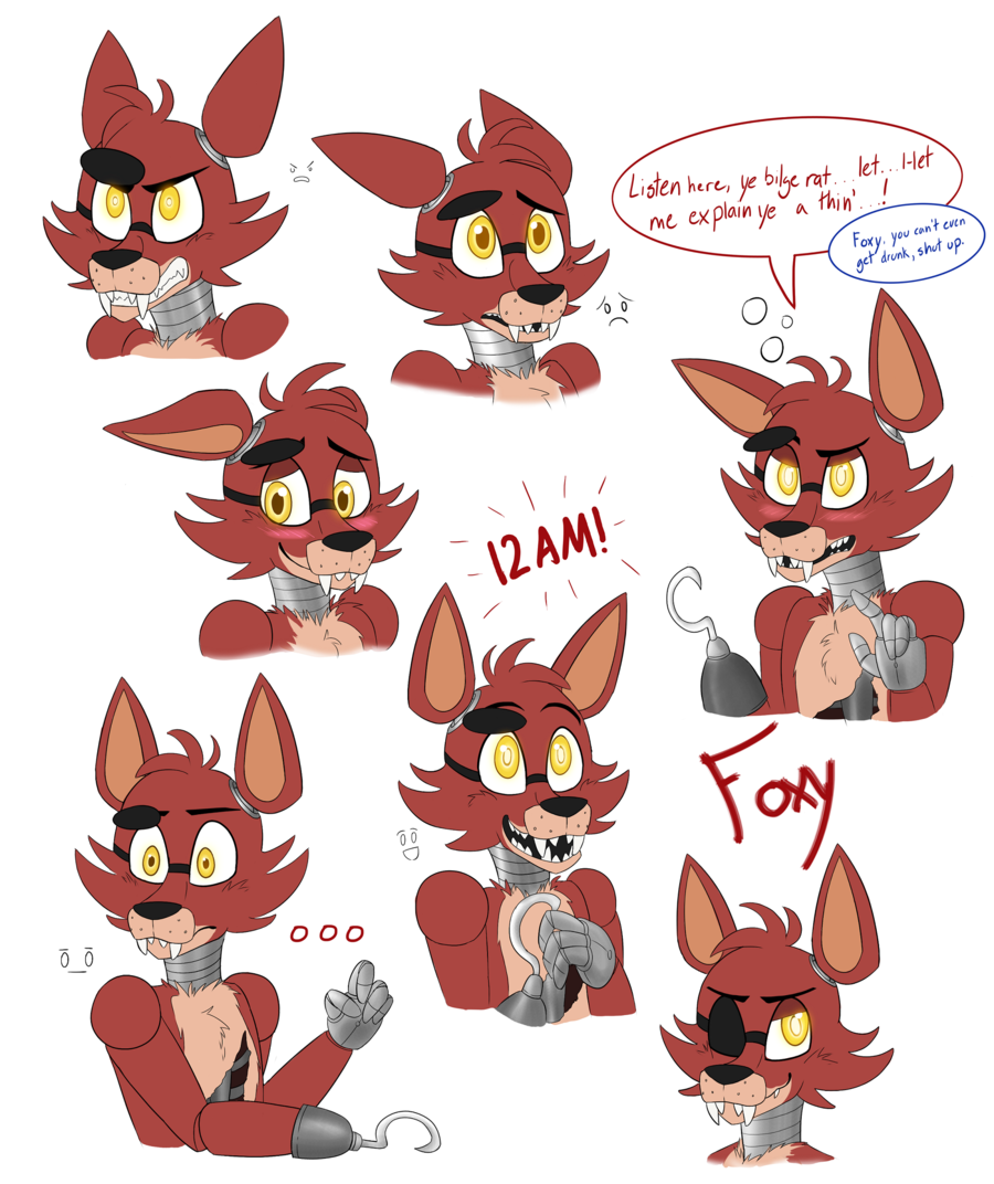 900x1072 Fnaf Foxy Fun By Ladyarcane