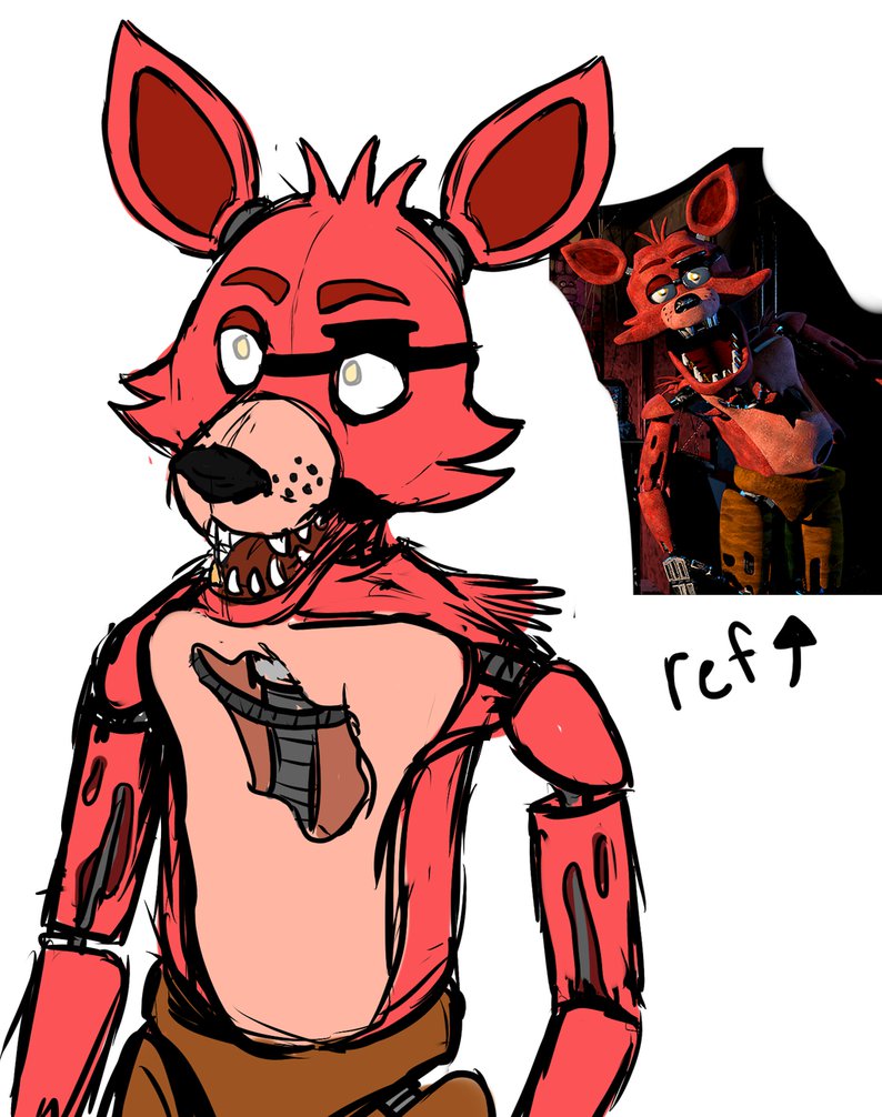 794x1006 Fnaf Foxy By Sabereth
