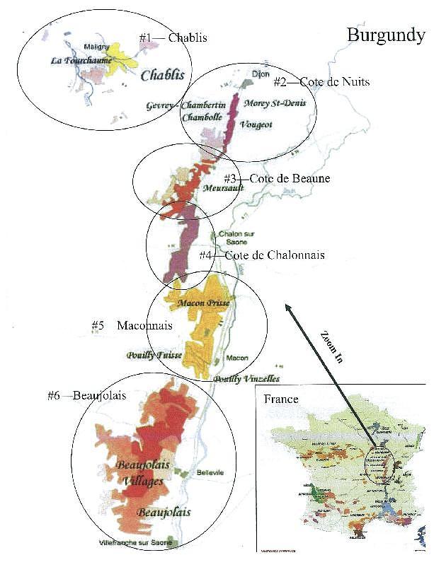 630x826 Locator Map For Chablis Region In France Drawing By None