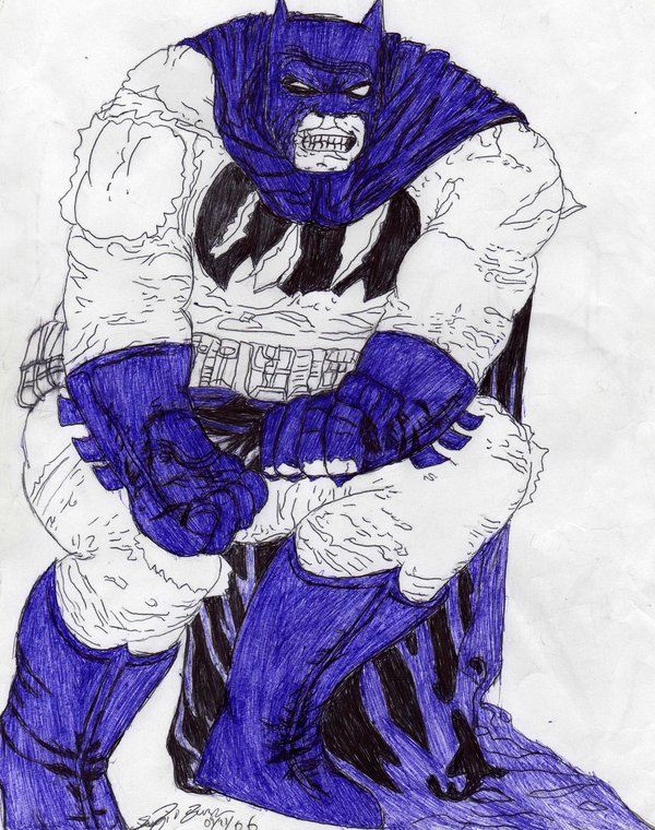 600x760 Frank Miller's Batman By Over9dud