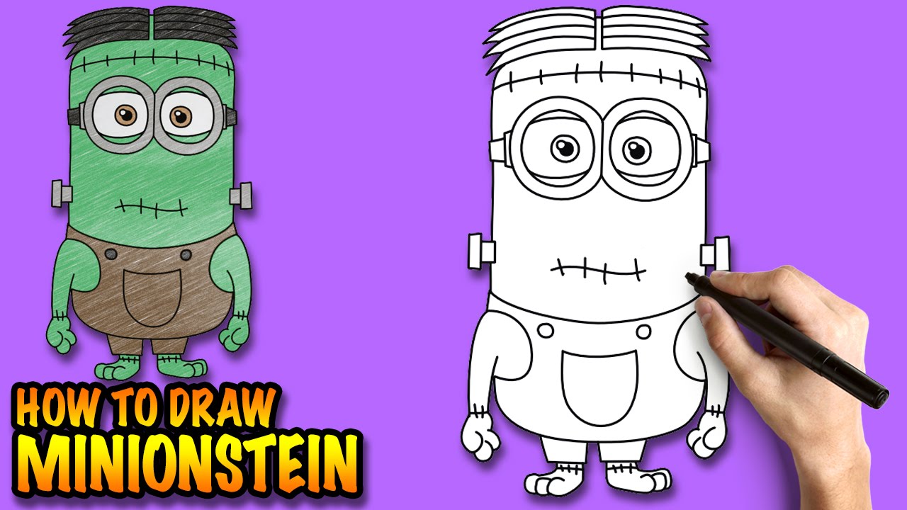 1280x720 How To Draw Minionstein