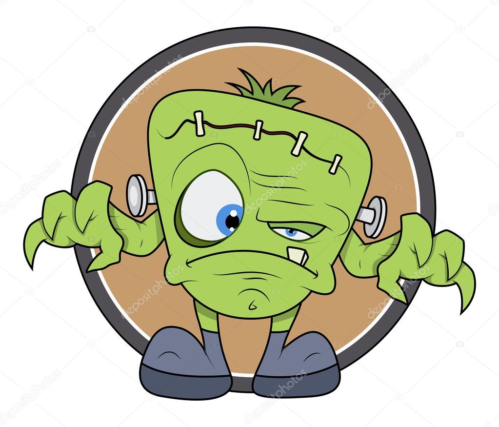 1023x875 Frankenstein Monster Cartoon