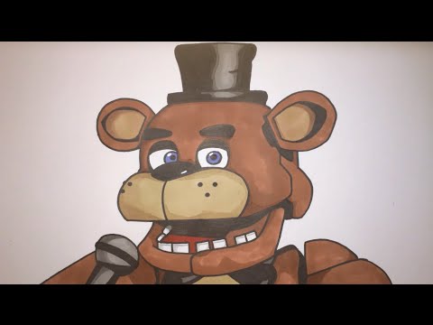 480x360 How To Draw Freddy Fazbear From Five Nights At Freddy's Step By