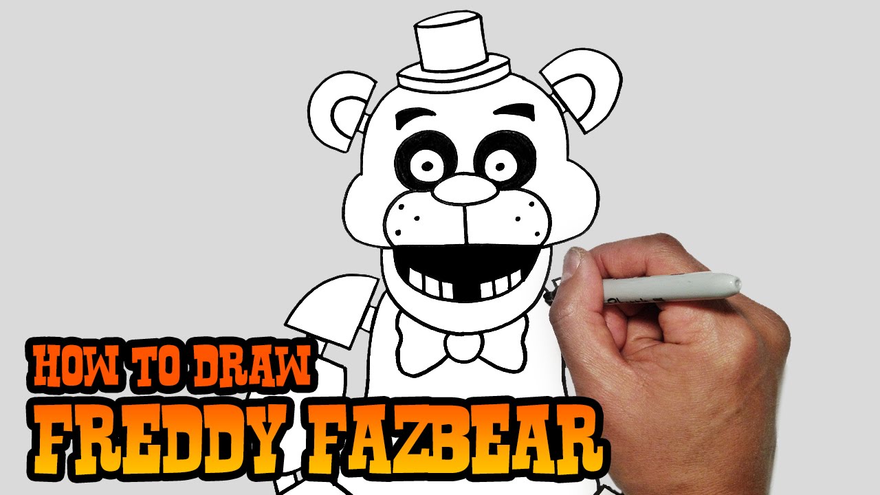 1280x720 How To Draw Freddy Fazbear Five Nights