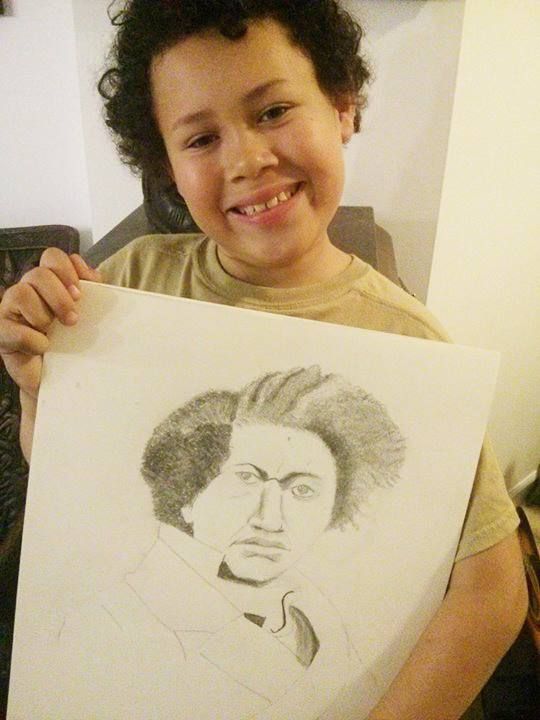 540x720 This Beautiful Frederick Douglass Drawing Was Sent To Us By