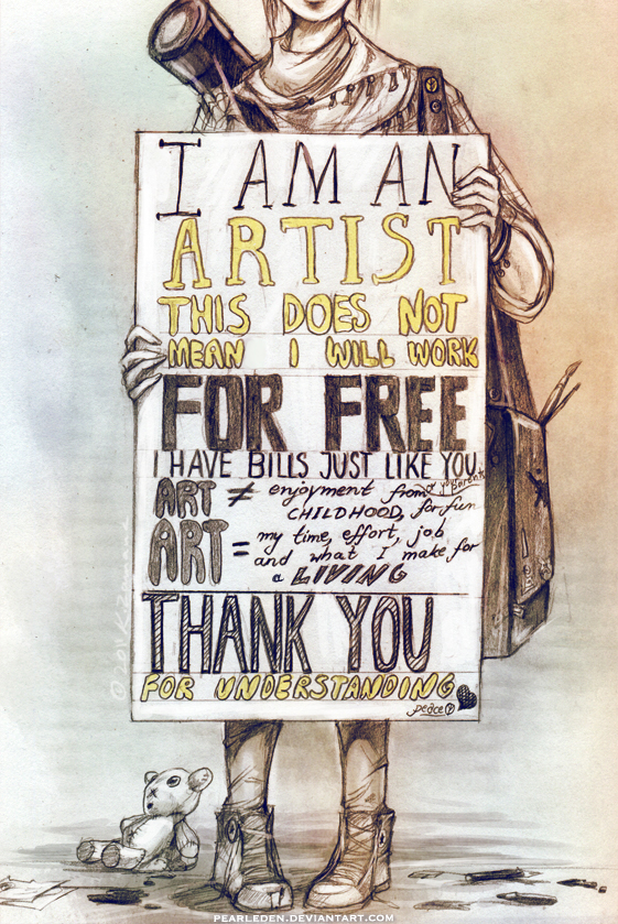 561x839 I Don'T Do Art For Free By Exileden