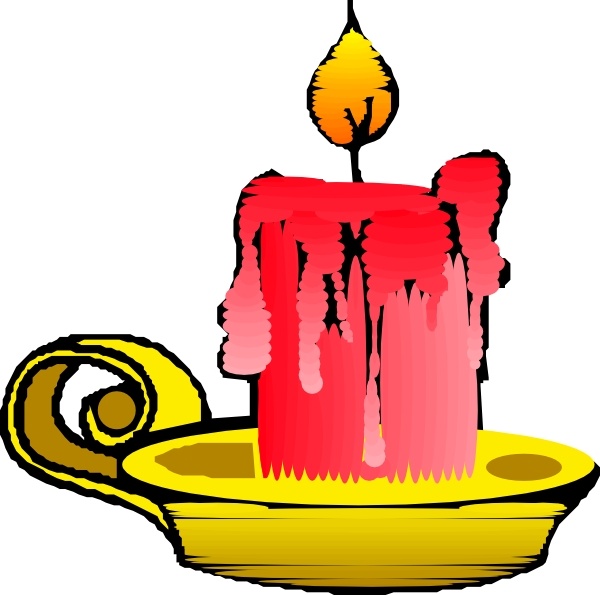 600x595 Red Candle Clip Art Free Vector In Open Office Drawing Svg ( Svg