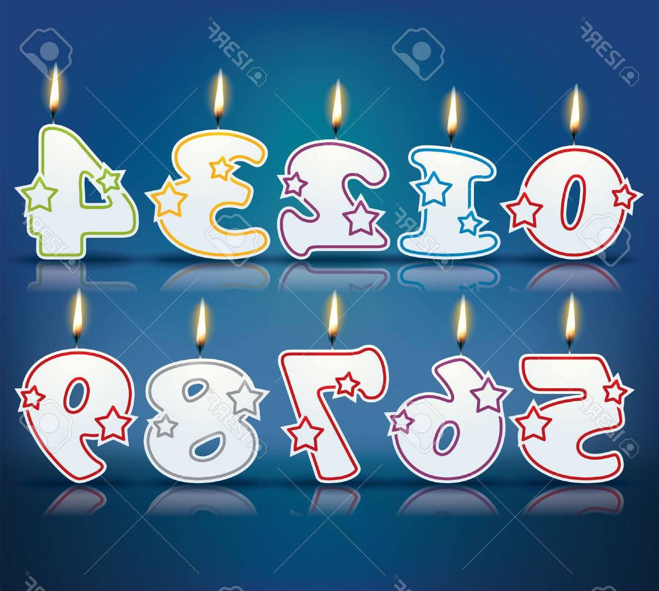 1300x1166 Top 10 Birthday Candle Numbers With Flame Drawing