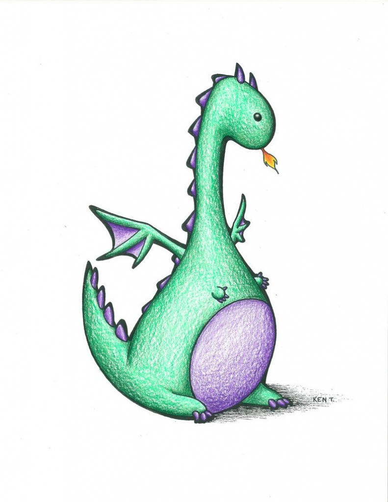 791x1024 Cute Dragon Drawings Cute Drawings Of Dragons Cute Dragon Drawings