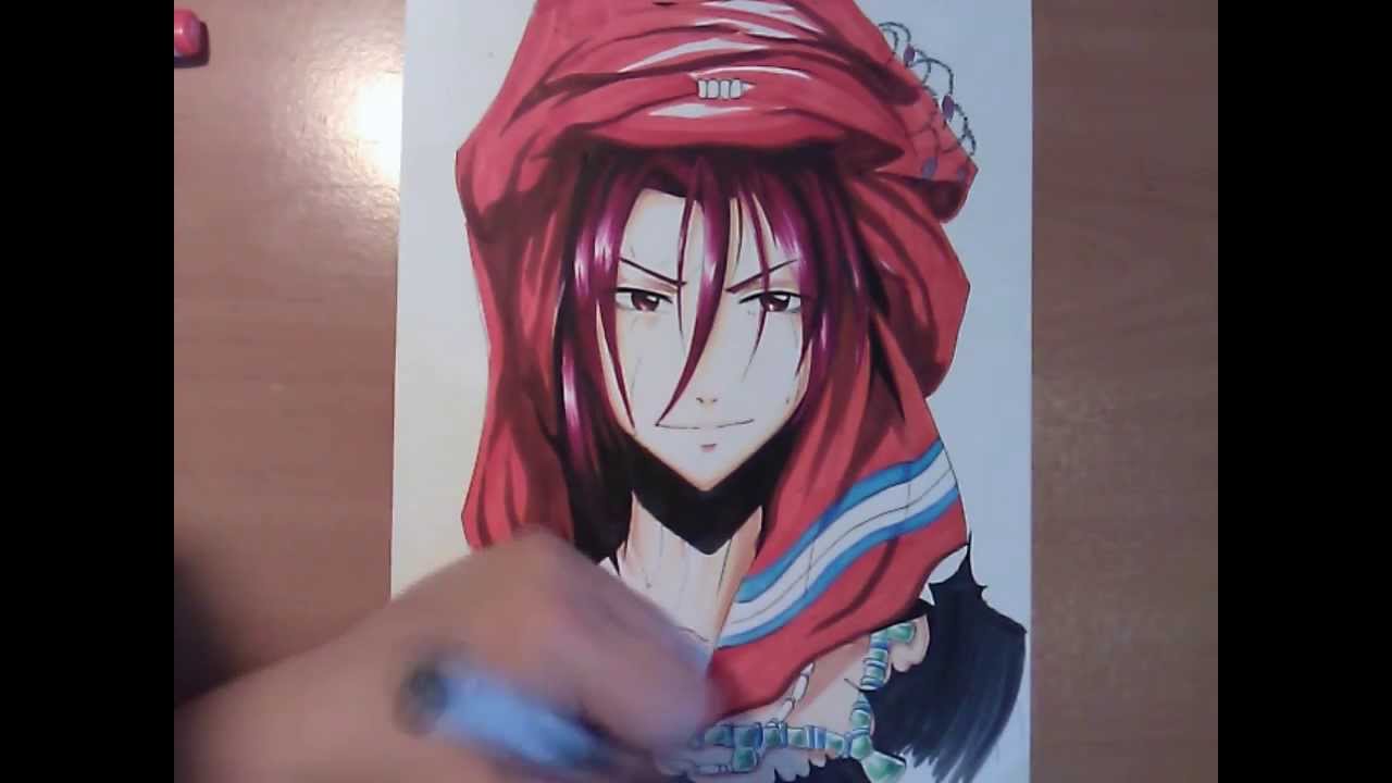 1280x720 Copic Manga Drawing Free! Rin