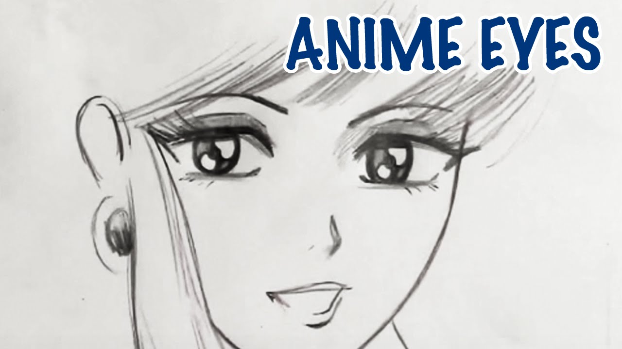 1280x720 How To Draw Anime Eyes (Step By Step)
