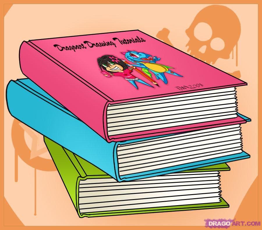 900x789 How To Draw Books My Art Corner Book Drawing, Pop