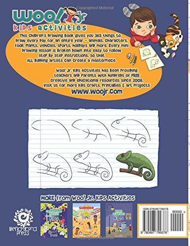 387x500 The Drawing Book For Kids 365 Daily Things To Draw, Step By Step