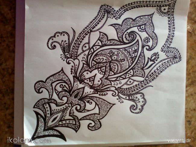650x488 Rangoli Freehand Design Freehand