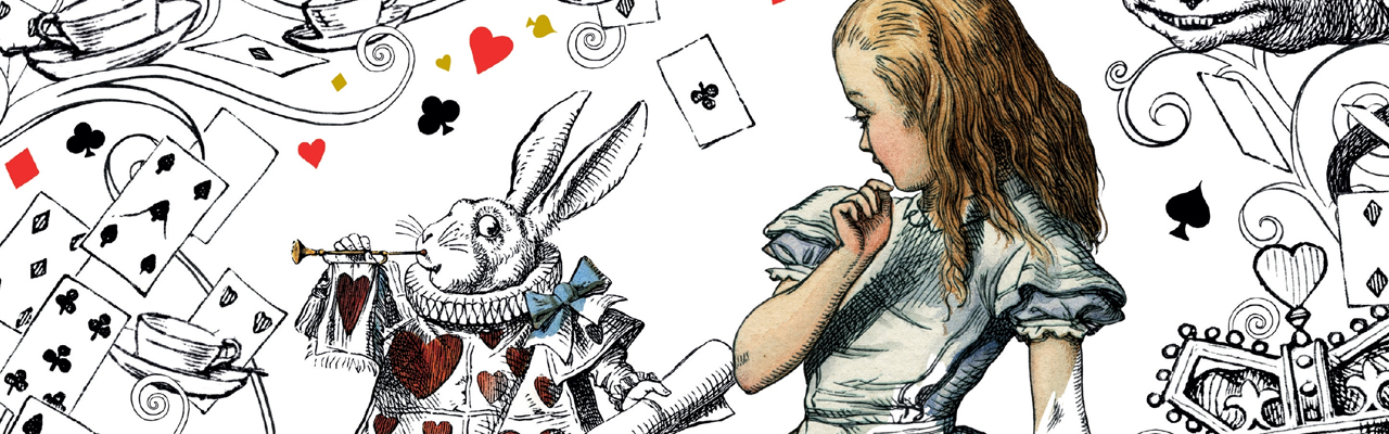 1280x400 Alice's Adventures In Wonderland Free Colouring Downloads