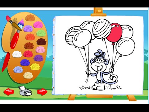 480x360 Dora Painting Games