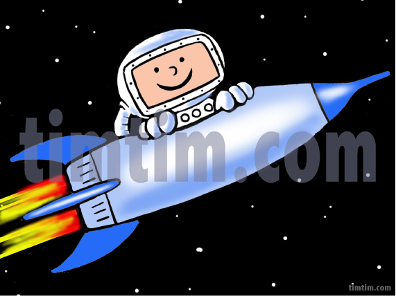 571x428 Free Drawing Of A Rocket Man From The Category Science Amp Space