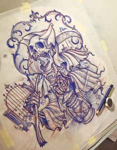 236x301 Tattoo Sketches Skull Tattoo Flash For Free, Skull, Tattoos