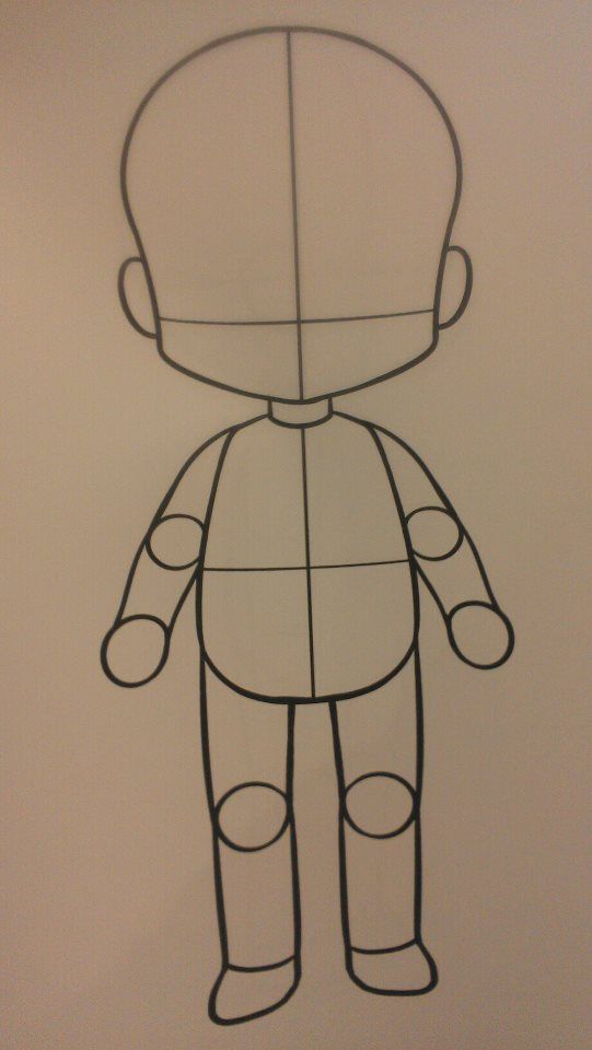 541x960 Free Chibi Body Template By Kaotikkupkake Portraits