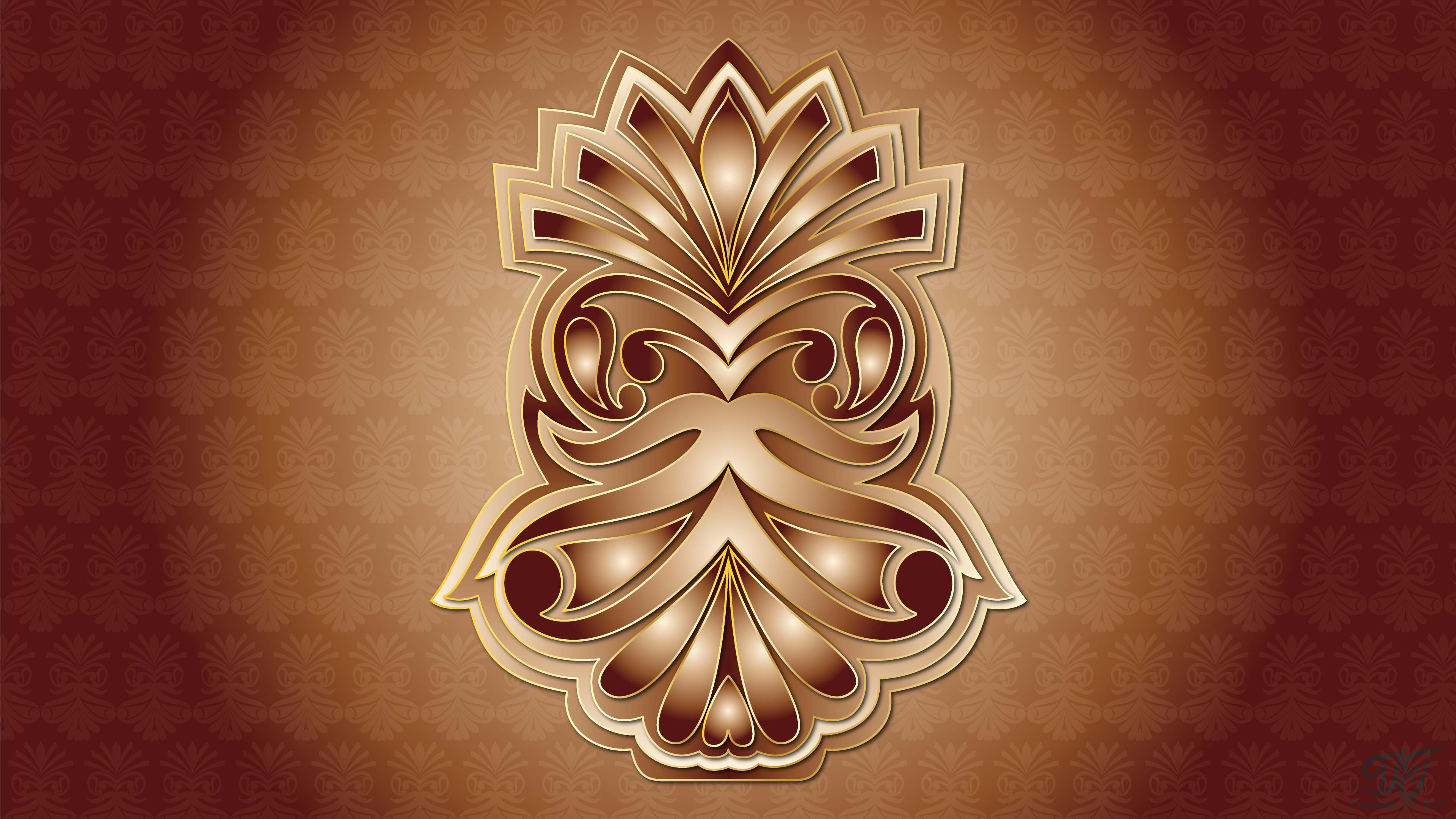 3840x2160 Indian Style Free Hand Design By Jaldip