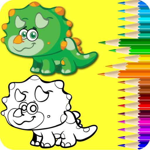 512x512 Color The Dinosaurs Kids Dino Coloring Drawing Fun App Free Kids