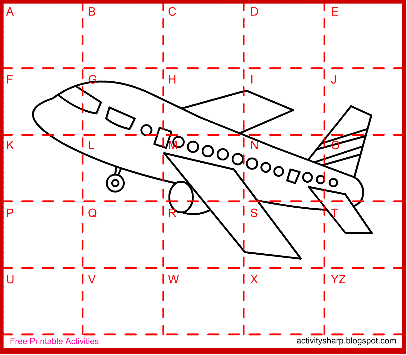 1302x1135 Free Printable Drawing Activity Aeroplane Drawing Activities
