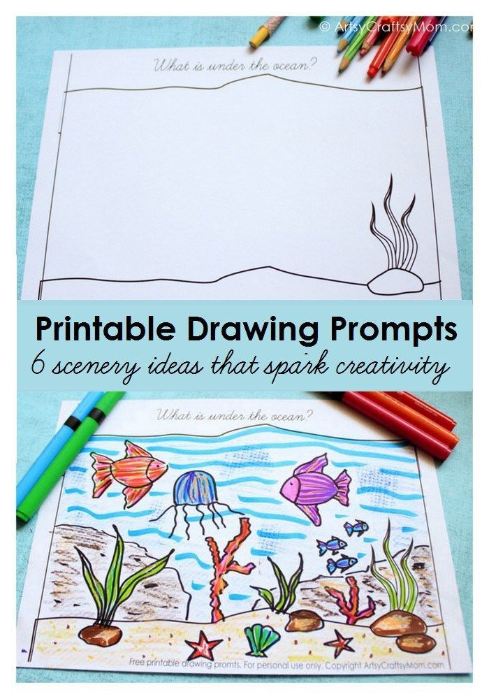 700x1000 Free Printable Scenery Drawing Prompts To Spark Creativity
