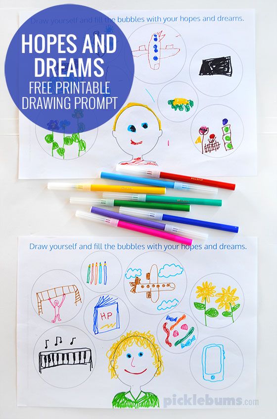 560x846 Hopes And Dreams Drawing Prompt Prompts, Free Printable And Draw