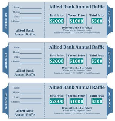 382x403 Cash Prize Raffle Ticket Template Raffleauction