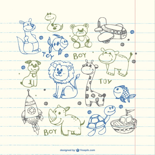 626x626 Free Vector Children, Kids, Teens Silhouettes 123freevectors