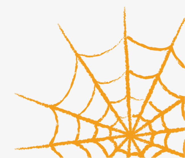 650x555 Devil Spider Web, Halloween, Evil Power, Cartoon Hand Drawing Png