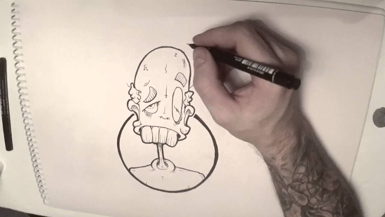 1280x720 Freestyle Drawing The Teeth Dude ~ Beat By Kjetil