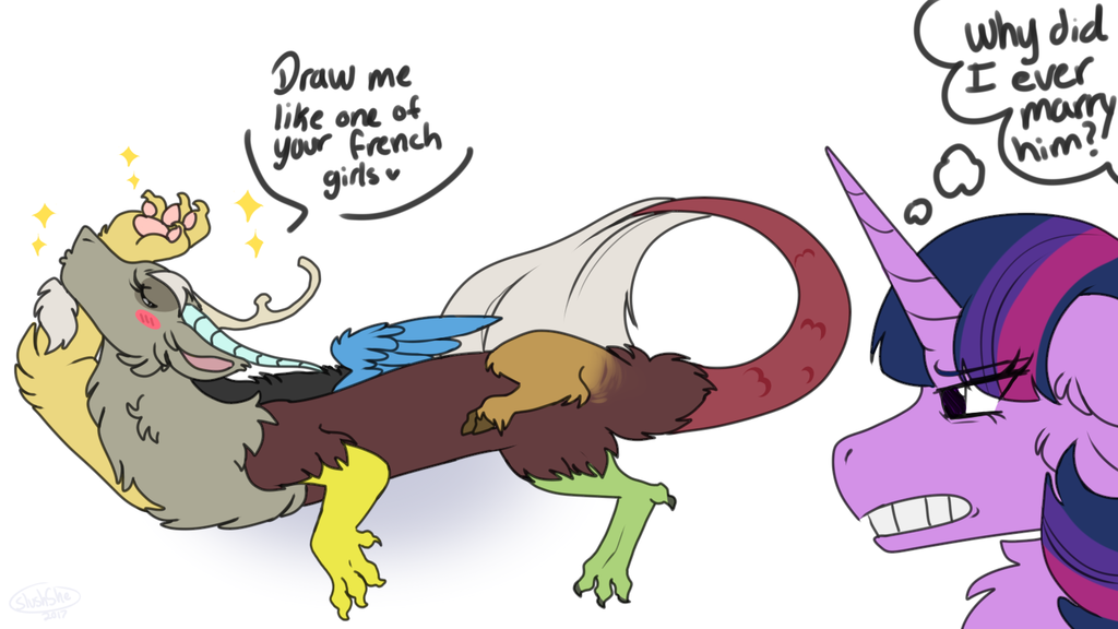 1024x576 Mlp) Draw Me Likee Of Your French Girls~ By Slushshe