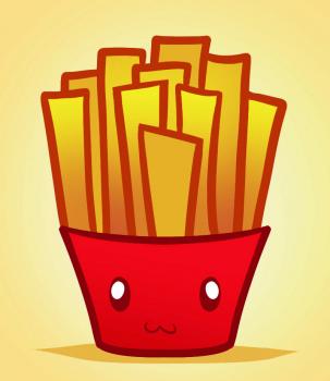 303x350 How To Draw How To Draw Fries, Fries