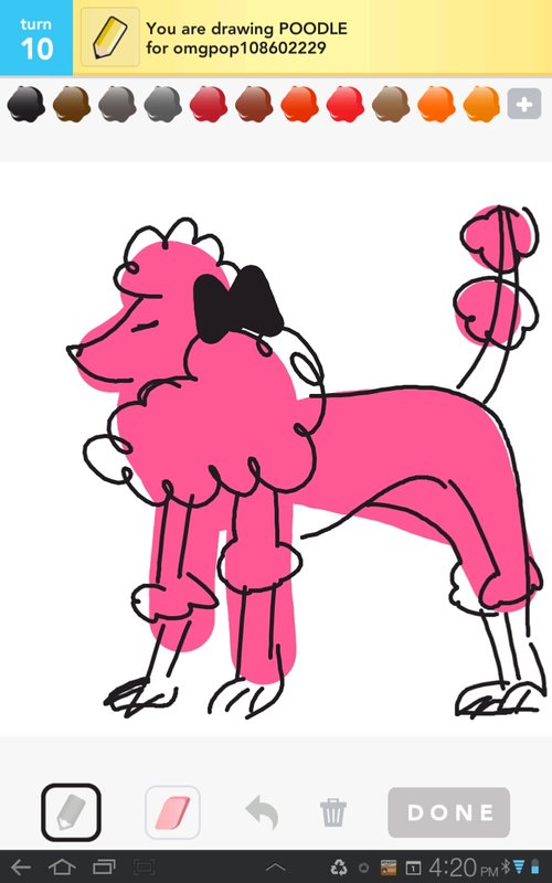 500x800 Poodle Drawings