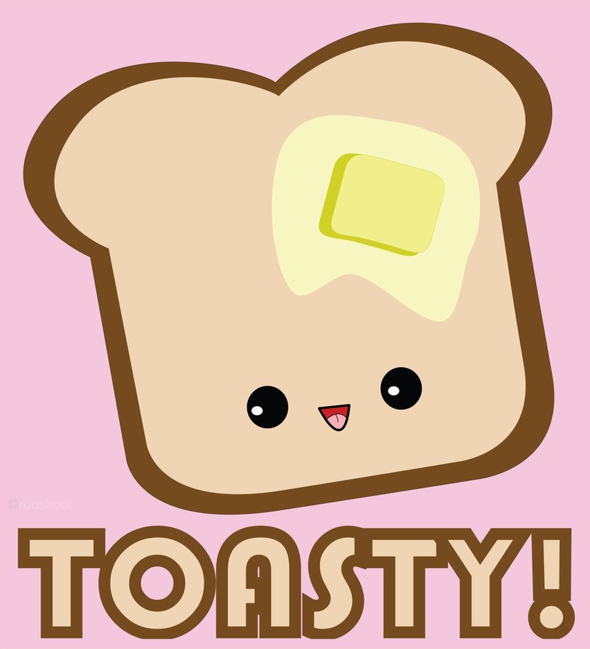 852x937 Kawaii Toasty! Toast By Rooshoo On Kawaii