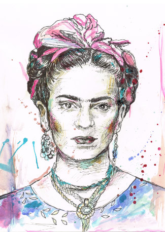 Frida Kahlo Drawing at GetDrawings | Free download