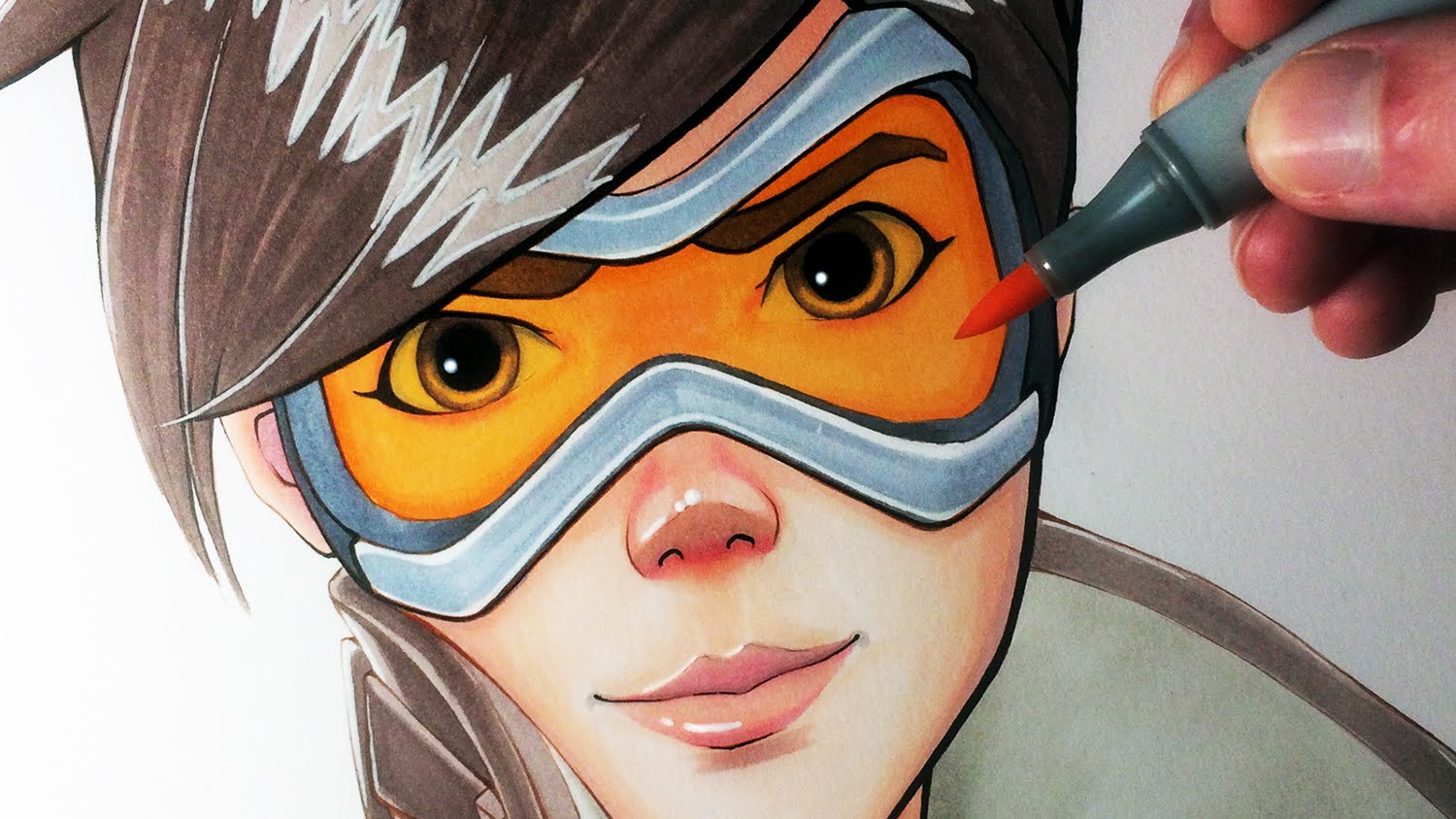 1500x844 Let's Draw Tracer From Overwatch