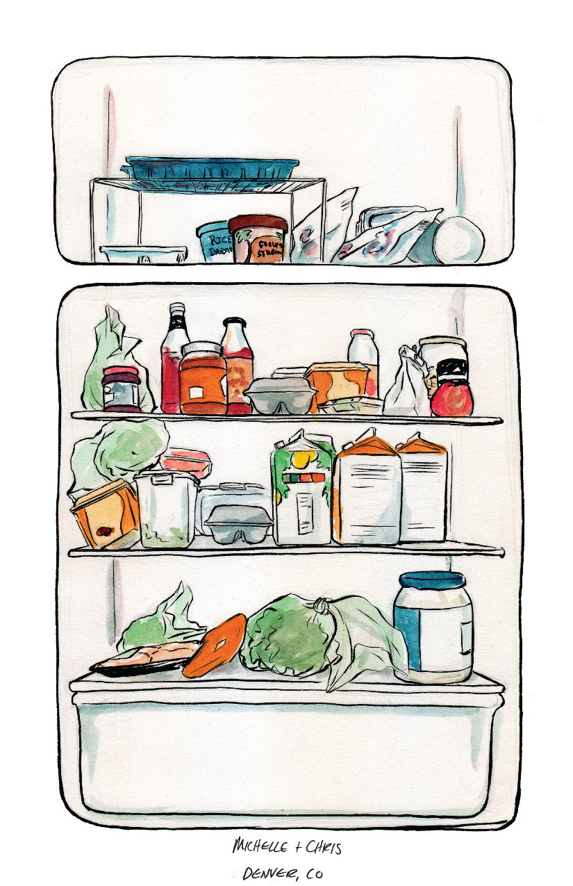 825x1275 What's In Your Fridge Michelle Kondrich Illustration