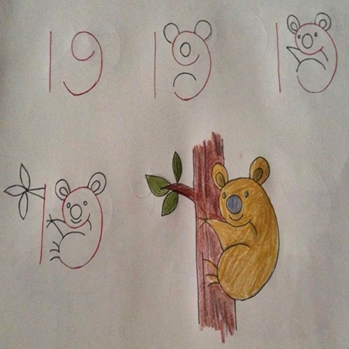 500x500 Kids Friendly Drawing With Numbers As A Base Life Tips, Hacks