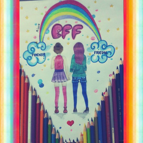 500x500 Happy Friendship Day Wid My Drawing On We Heart It