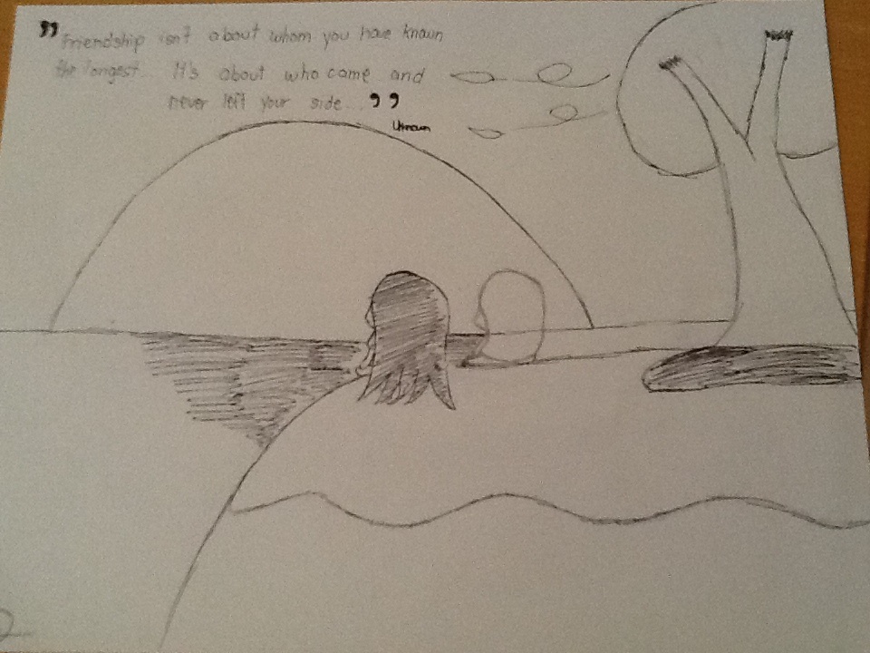 960x720 Friendship Drawing By Aurapunch