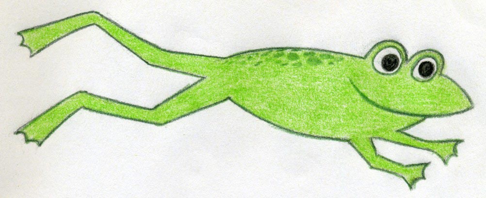 1002x408 Frog Drawings You Are Going To Love