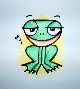 263x291 How To Draw Frogs Drawing Tutorials Amp Drawing Amp How To Draw