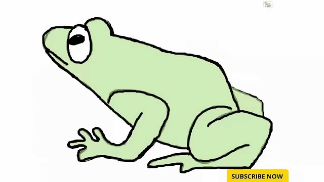 1280x720 How To Draw A Frog For Kids