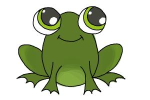 300x200 How To Draw A Simple Frog