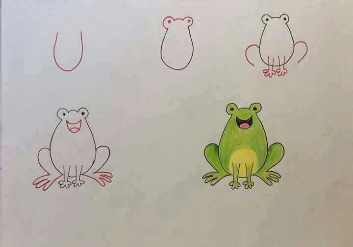 720x505 Pin By Sonique Davids On How To Frogs, Draw