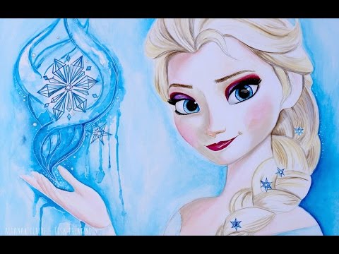 480x360 Elsa Disney Frozen Art