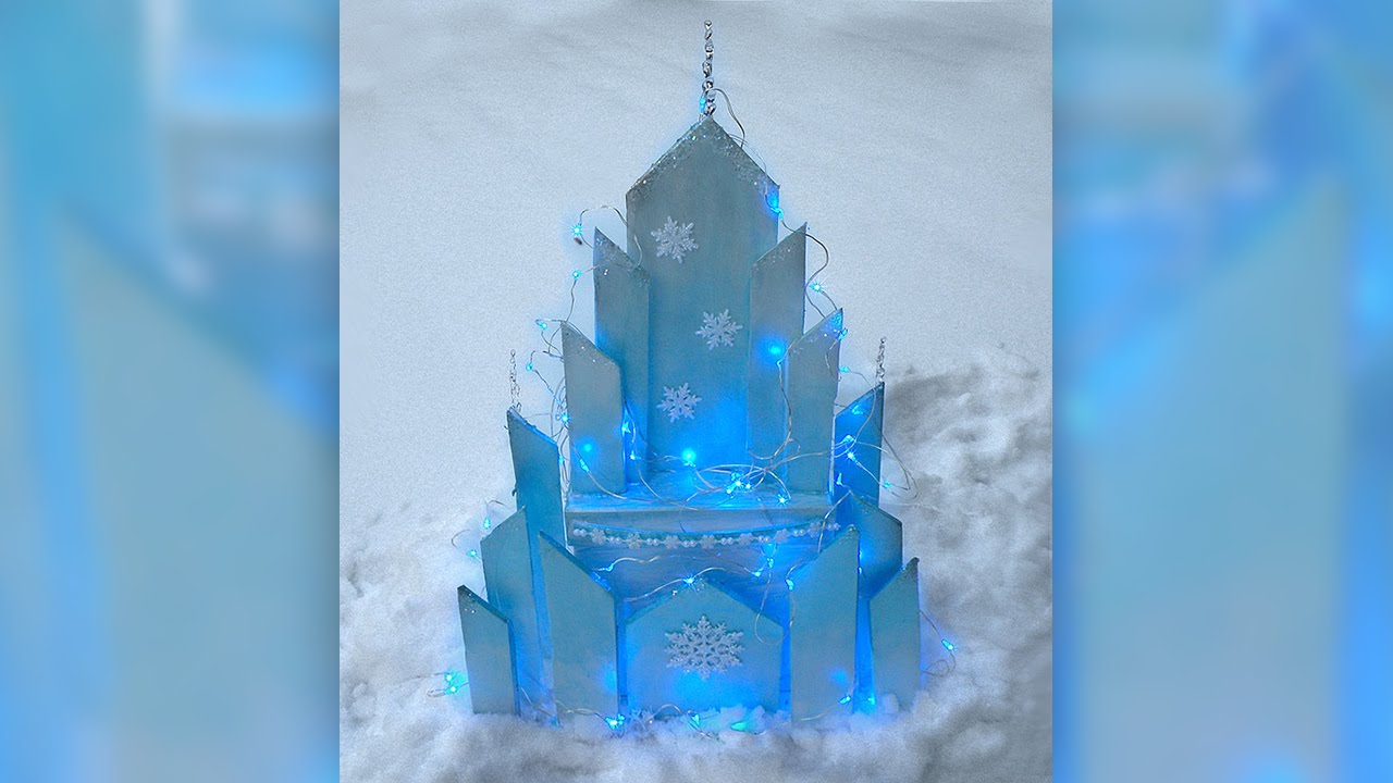1280x720 Diy Elsa's Ice Castle