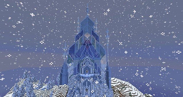 640x342 Arendelle Castle Minecraft